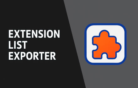 Extension List Exporter