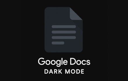 Google Docs Dark Mode 2025