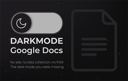 Google Docs Dark Mode 2025