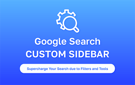 Google Search Custom Sidebar