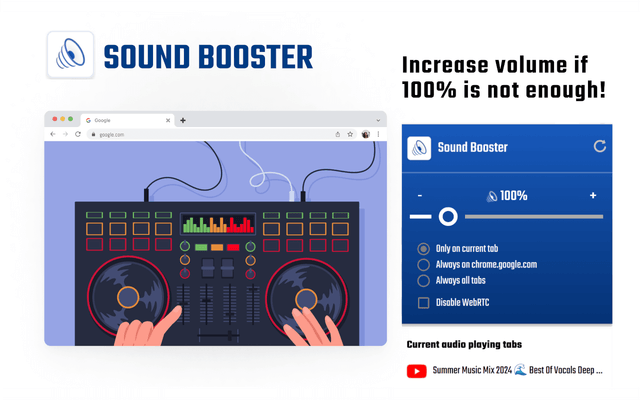 bass booster extension