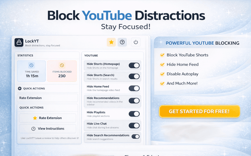 LockYt - Stay Focused, Block Distractions - screenshot 2