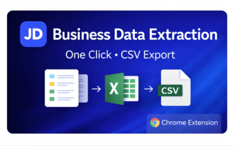 Export menu for JSON CSV Markdown and URL list formats