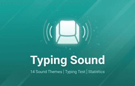 Keyboard Click Sounds typing statistics and keyboard shortcuts