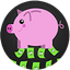 PiggyBank Money Clicker Logo