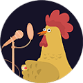 logo lil rooster