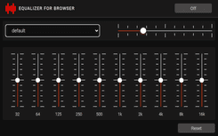 Screenshots Eq for Browser - Equalizer