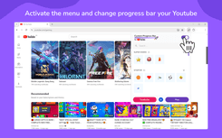 Custom Progress Bar for YouTube