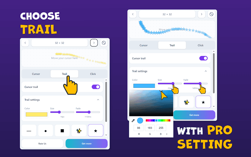 Custom Cursor Effects Customizer - screenshot 4