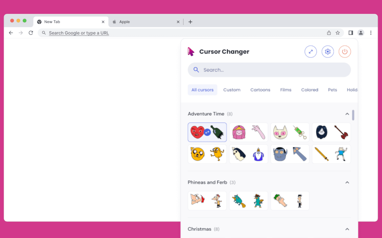 Cute Cursor - Custom Cursor for Chrome