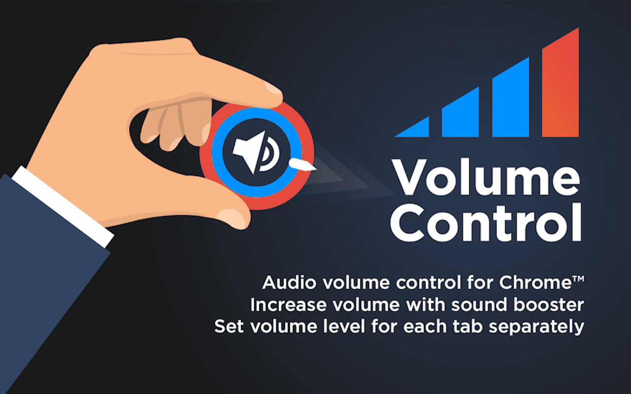 Audio volume control for Chrome