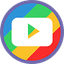 logo youtube colorize