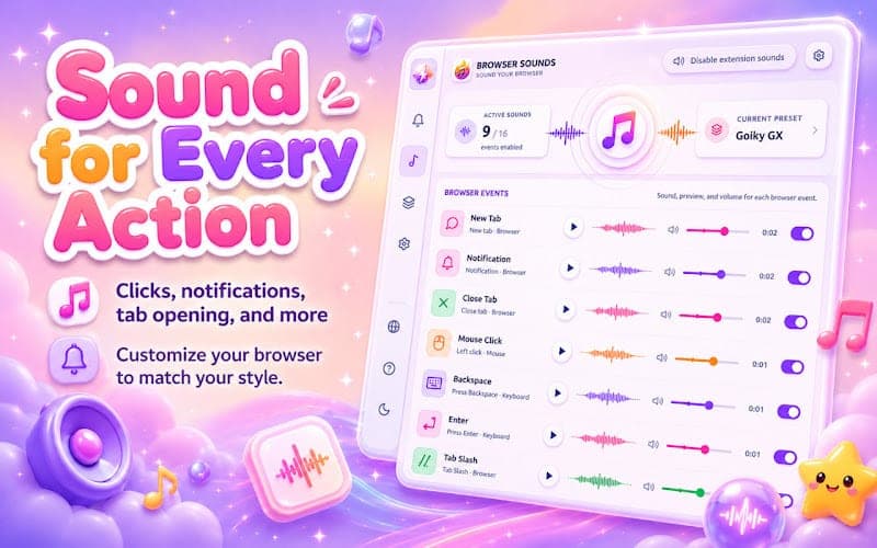 Custom Sound for Browser - screenshot 4